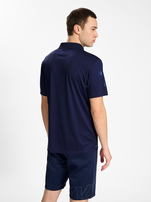 hmlCOURT POLO S/S, MARINE, model