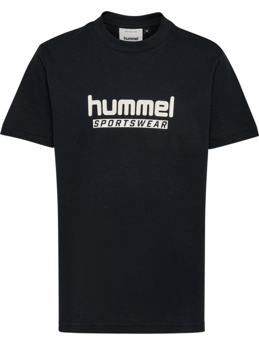 hmlJR BASE T-SHIRT S/S, BLACK hmlJR BASE T-SHIRT S/S, BLACK, packshot