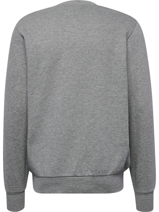 hmlGRAPHIC CREWNECK, GREY MELANGE hmlGRAPHIC CREWNECK, GREY MELANGE, packshot
