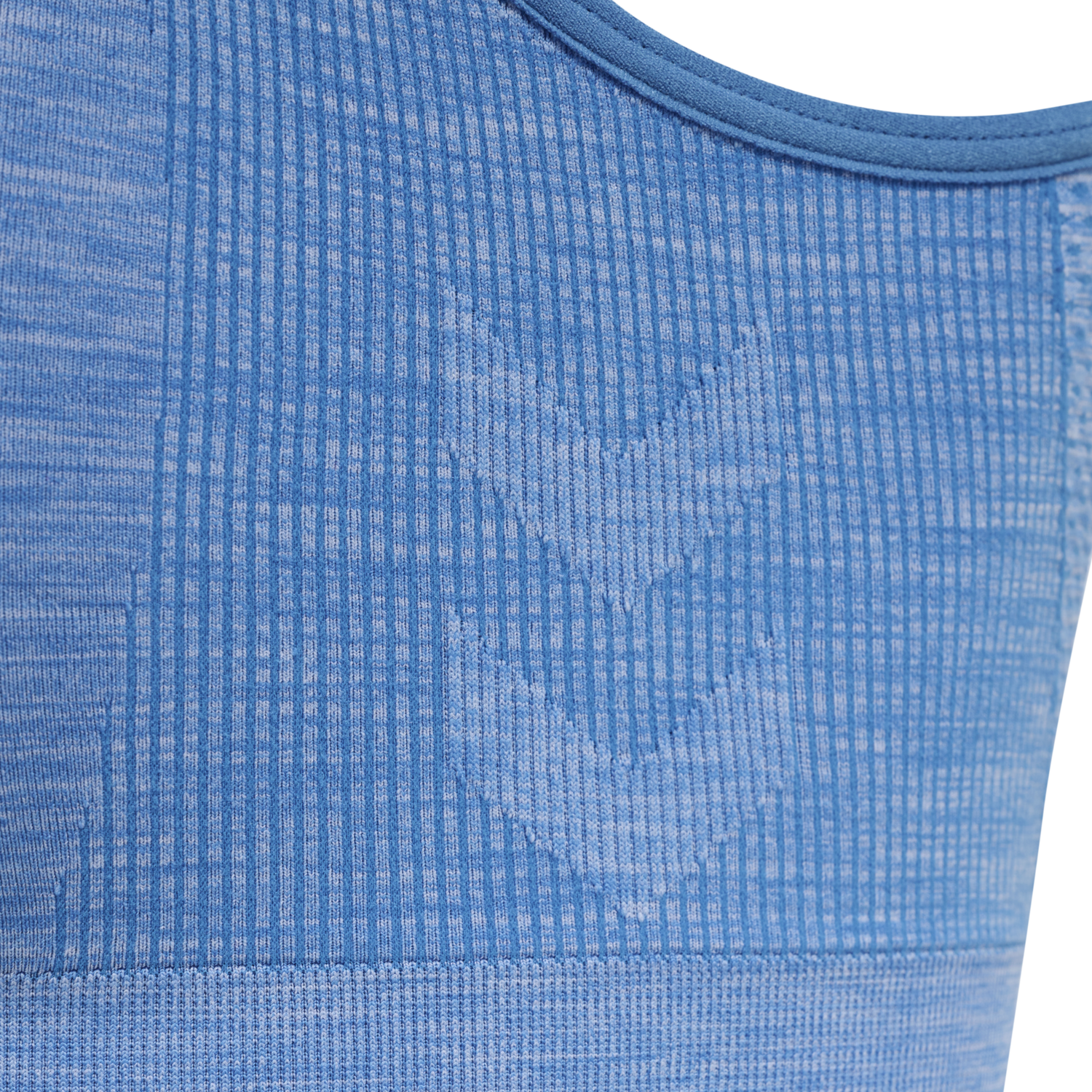 hmlMT UNA SEAMLESS SPORTS TOP, MARINA MELANGE, packshot