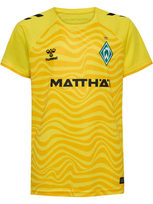 WER 24/25 GK JERSEY S/S KIDS, BLAZING YELLOW, packshot