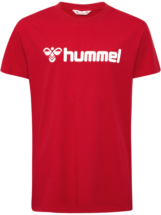 hmlGO 2.0 LOGO T-SHIRT S/S KIDS, TRUE RED, packshot