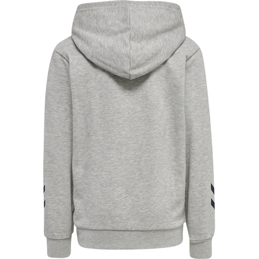 hmlGEOGRAPHY HOODIE, LIGHT GREY MELANGE, packshot