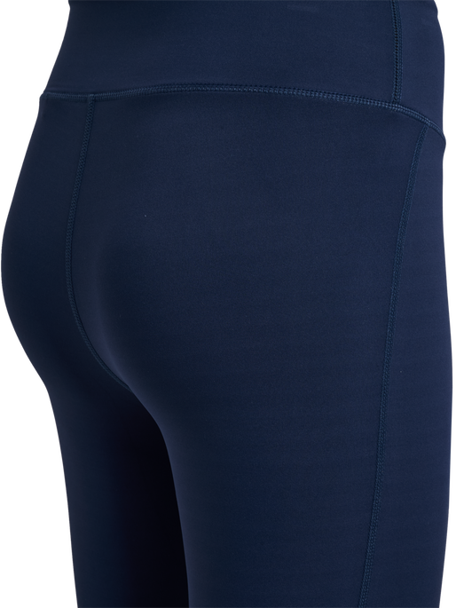 hmlPULSE HIGH WAIST TIGHTS, DRESS BLUES, packshot