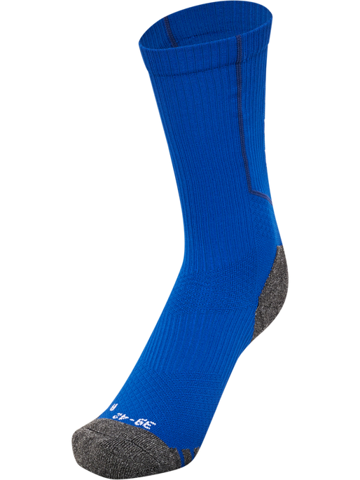 hmlPRO TRAINING SOCKS LOW, TRUE BLUE/WHITE, packshot