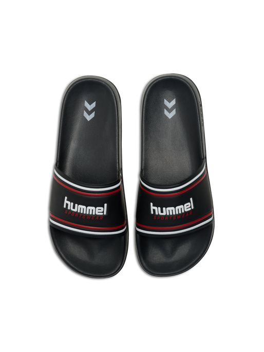 POOL SLIDE RT, BLACK/WHITE/RED POOL SLIDE RT, BLACK/WHITE/RED, packshot