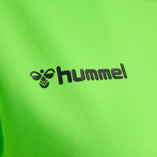 hmlAUTHENTIC KIDS POLY JERSEY S/S, GREEN GECKO, packshot
