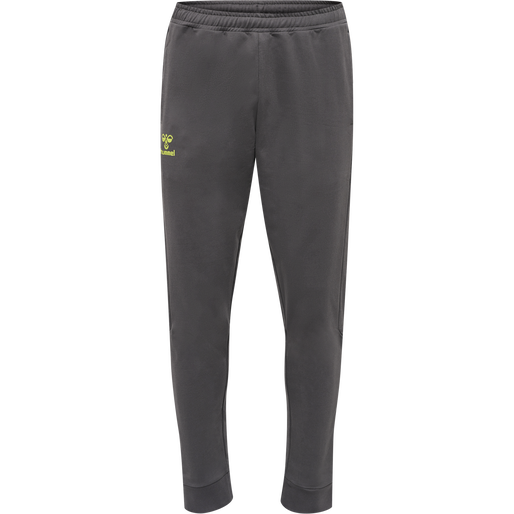 hmlOFFGRID COTTON PANTS, FORGED IRON/DARK CITRON, packshot