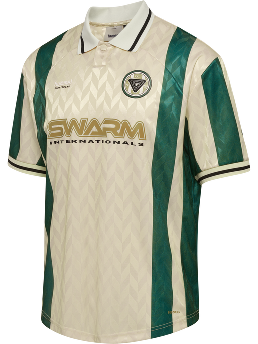 hmlLOOSE SOCCER JERSEY S/S, FOG, packshot