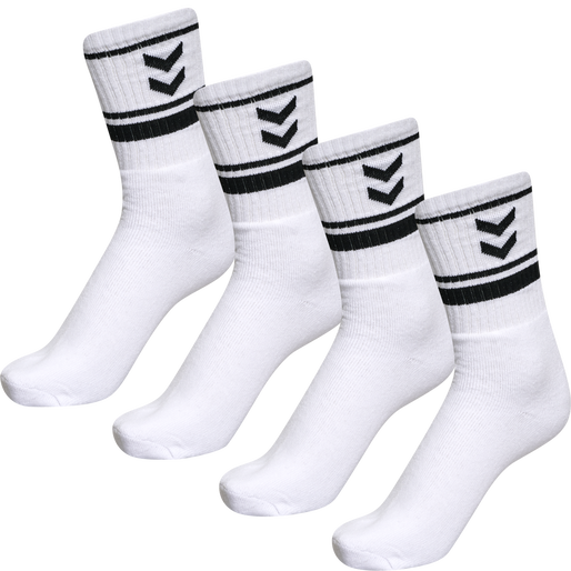 hml4-PACK TRIPLE STRIPE SOCK, WHITE, packshot