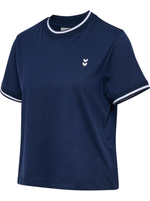 hmlPULSE RETRO W T-SHIRT S/S, DRESS BLUES hmlPULSE RETRO W T-SHIRT S/S, DRESS BLUES, packshot