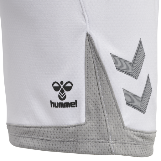 hmlLEAD WOMENS POLY SHORTS, WHITE, packshot