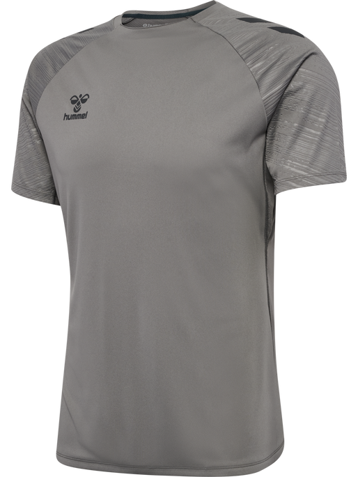 hmlPRO TRAINING JERSEY S/S, STEEL GRAY hmlPRO TRAINING JERSEY S/S, STEEL GRAY, packshot