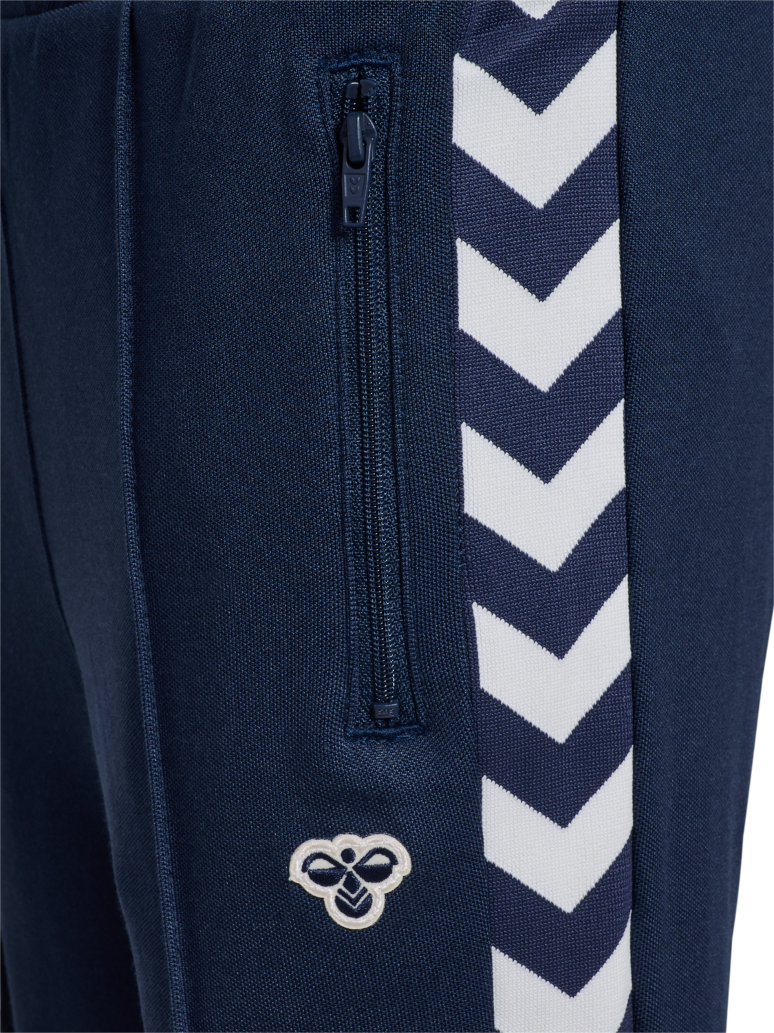 hmlJR ARCHIVE REGULAR POLY PANTS, DRESS BLUES, packshot