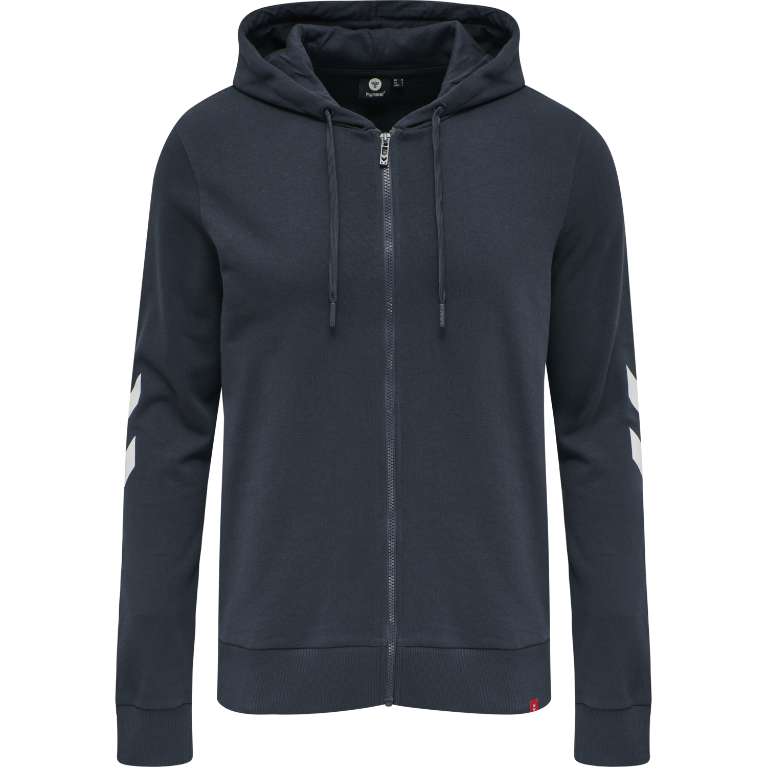 hmlLEGACY ZIP HOODIE PLUS, BLUE NIGHTS, packshot