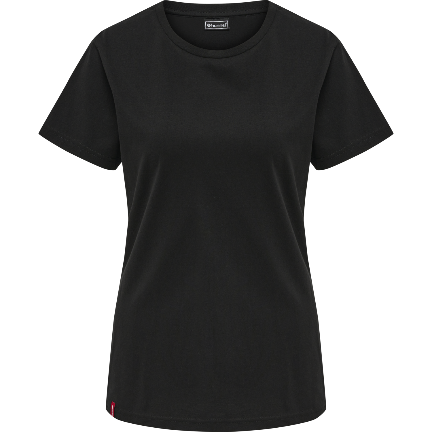 hmlRED BASIC T-SHIRT S/S WOMAN, BLACK, packshot