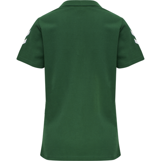 HMLGO COTTON POLO WOMAN, EVERGREEN HMLGO COTTON POLO WOMAN, EVERGREEN, packshot
