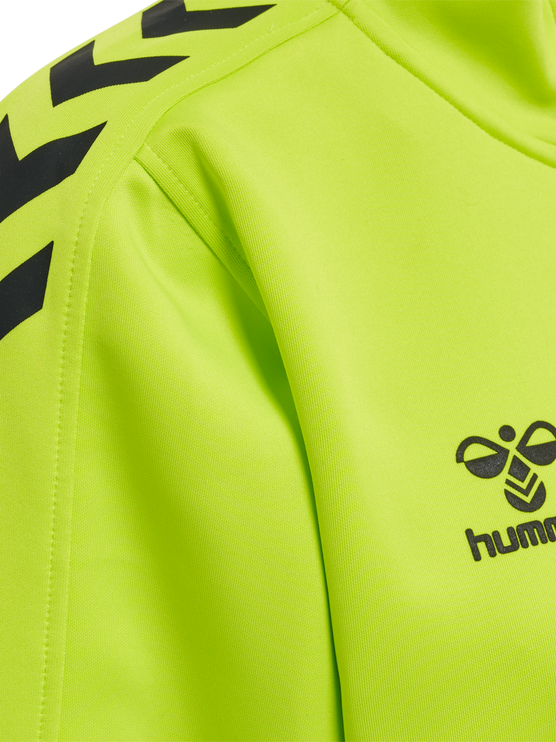 hmlCORE XK HALF ZIP SWEAT WOMAN, LIME POPSICLE, packshot