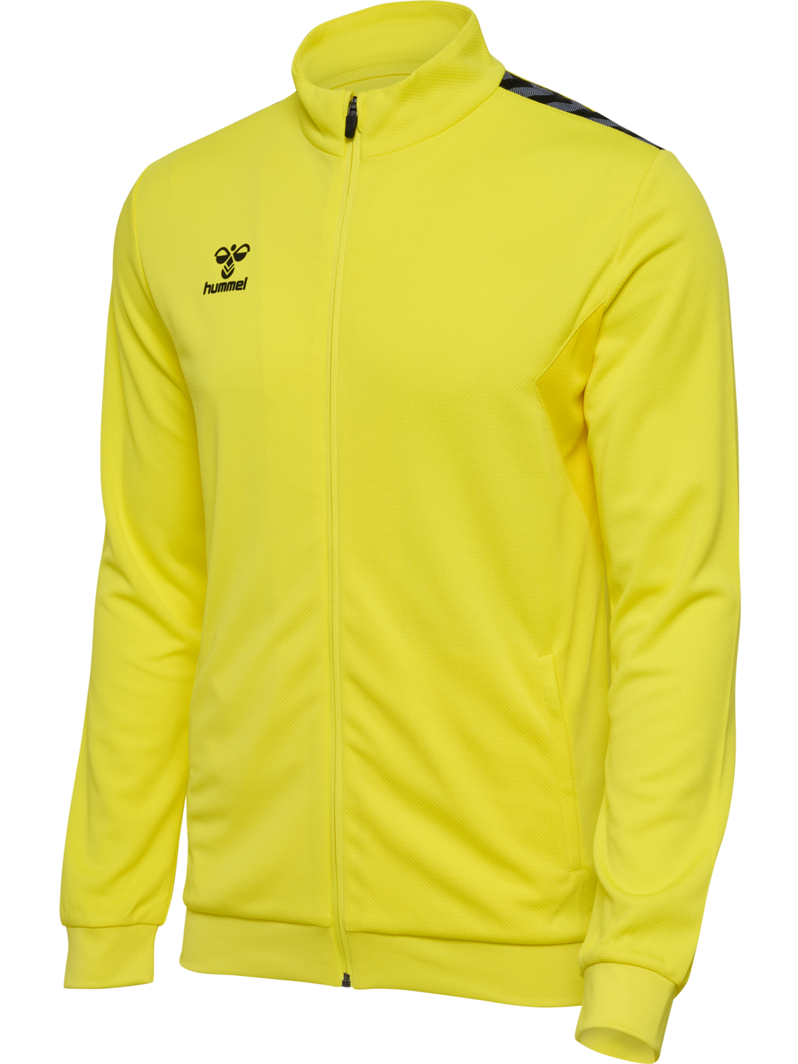 hmlAUTHENTIC PL ZIP JACKET, BLAZING YELLOW, packshot