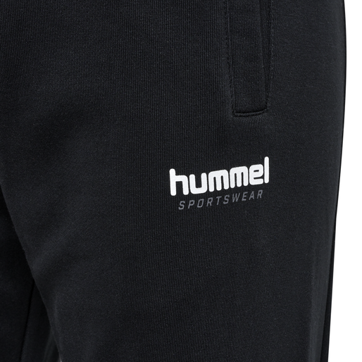 hmlLGC AUSTIN REGULAR PANTS, BLACK hmlLGC AUSTIN REGULAR PANTS, BLACK, packshot