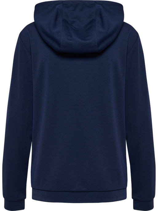 hmlAUTHENTIC PL ZIP HOODIE WOMAN, MARINE, packshot