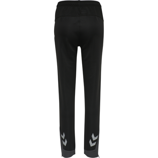 hmlLEAD WOMEN POLY PANTS, BLACK, packshot
