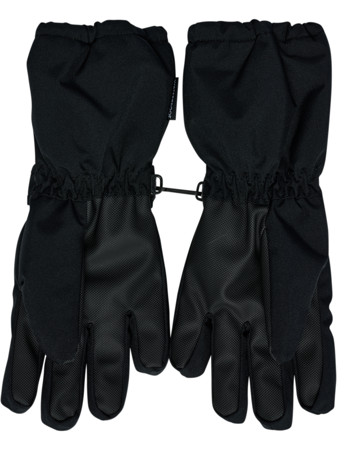hmlJR GLOVES WP, BLACK, packshot