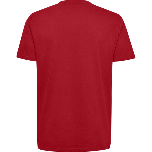 HMLGO COTTON LOGO T-SHIRT S/S, TRUE RED, packshot