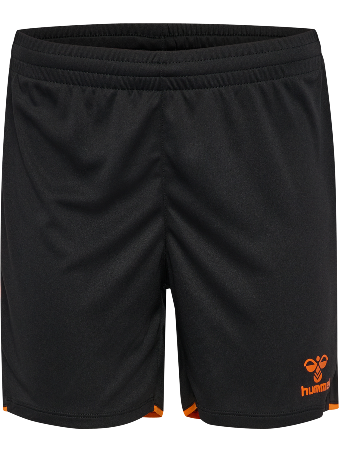 hmlCORE 2.0 SHORTS WOMAN, BLACK/ORANGE TIGER, packshot