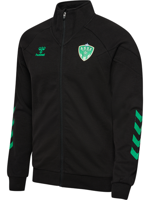 ASSE 23/24 TRAVEL ZIP JACKET, BLACK, packshot