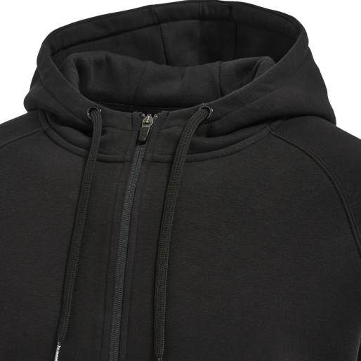 hmlRED CLASSIC ZIP HOODIE, BLACK, packshot