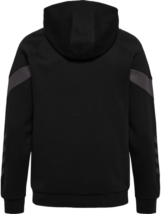 hmlTRAVEL SWEAT HOODIE, BLACK hmlTRAVEL SWEAT HOODIE, BLACK, packshot