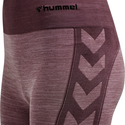 hmlCLEA SEAMLESS MID WAIST TIGHTS, FUDGE, packshot