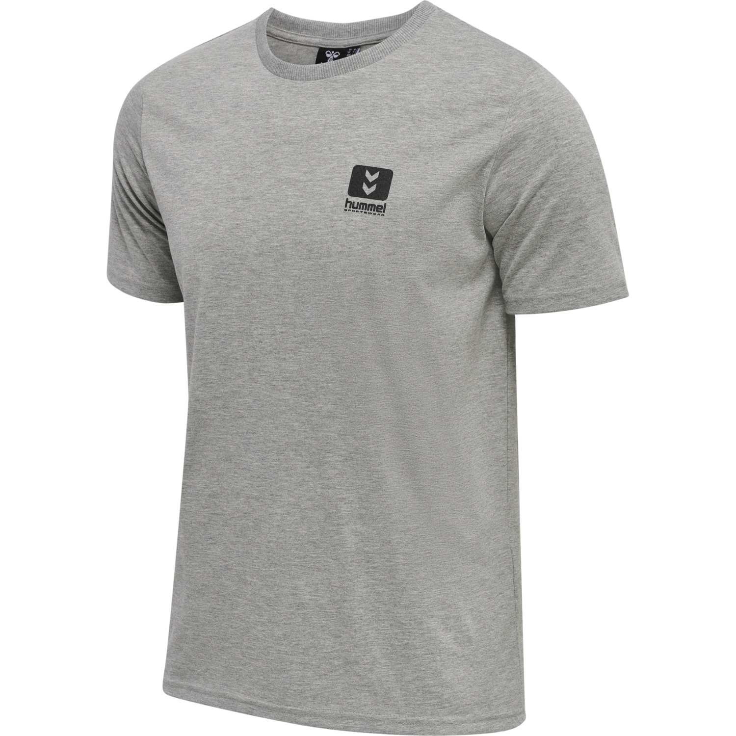 hmlLGC GRAHAM T-SHIRT, GREY MELANGE, packshot