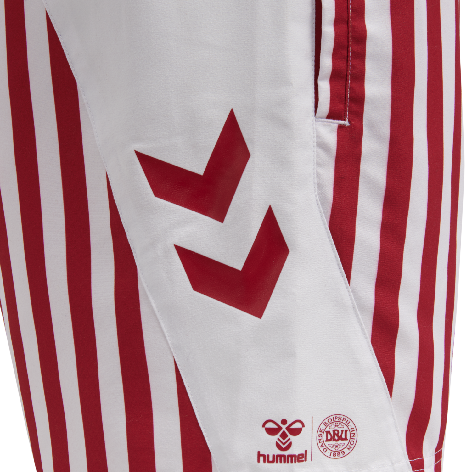 DBU FAN 2020 SWIM SHORTS, TANGO RED, packshot