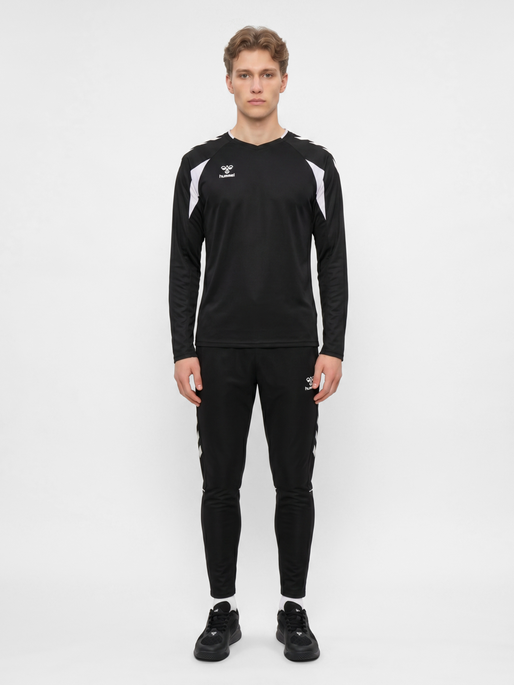 hmlCORE 2.0 JERSEY L/S, BLACK/WHITE, model