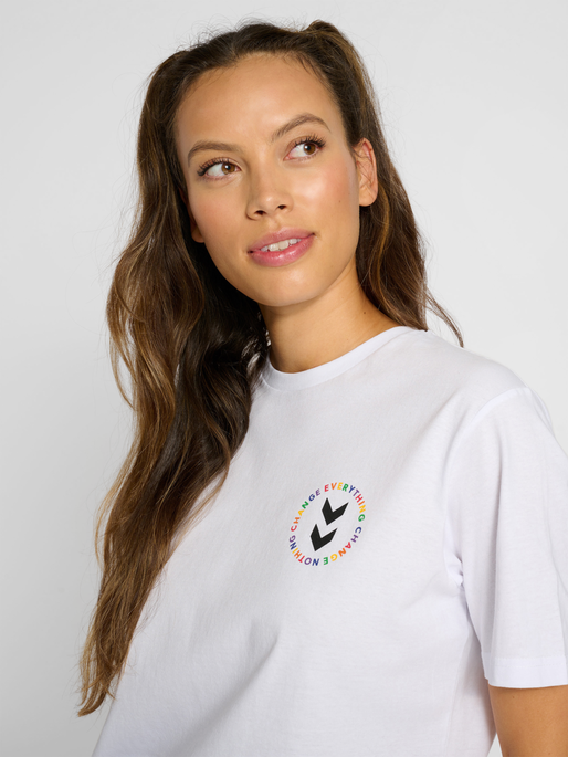 hmlEVERYTHING NOTHING T-SHIRT, 9001, model