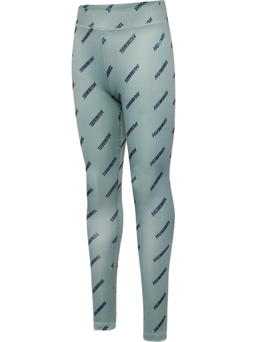 hmlSILJE TIGHTS, ICEBERG GREEN hmlSILJE TIGHTS, ICEBERG GREEN, packshot