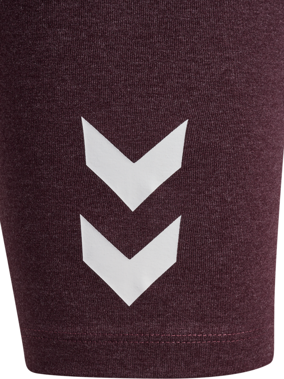 hmlJR LOGO SHORT  TIGHTS, FUDGE MELANGE, packshot