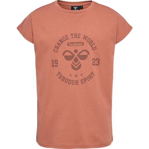 hmlMALIN T-SHIRT S/S, CHUTNEY, packshot