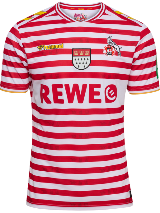 1FCK 25/26 KARNEVAL JERSEY S/S, WHITE/TRUE RED 1FCK 25/26 KARNEVAL JERSEY S/S, WHITE/TRUE RED, packshot