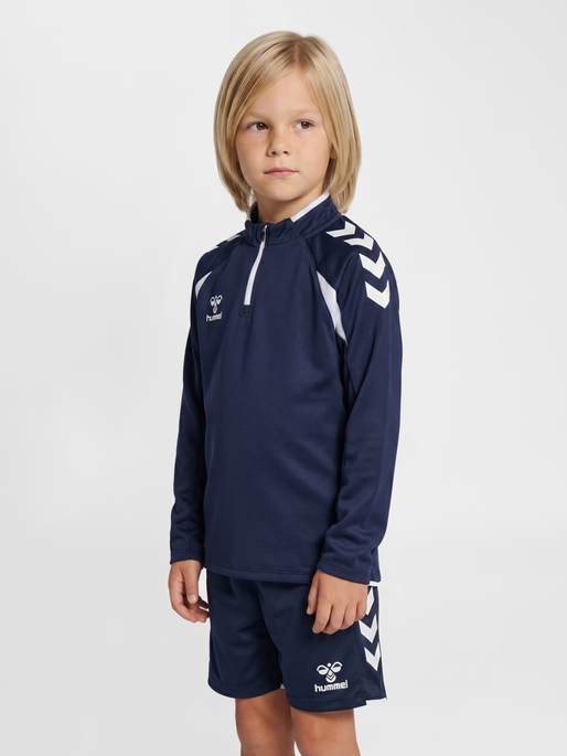 hmlCORE 2.0 HALF ZIP KIDS, MARINE/WHITE, model
