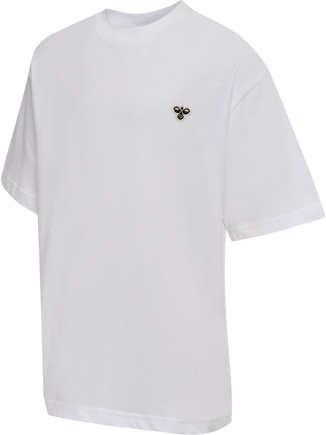 hmlJR LOOSE T-SHIRT S/S BEE, BRIGHT WHITE, packshot