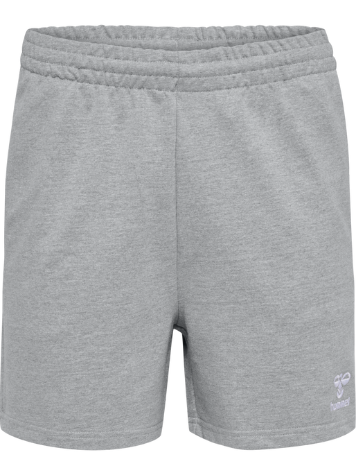 hmlGO 2.0 SWEATSHORTS WOMAN, GREY MELANGE, packshot