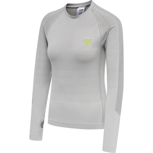 hmlGG12 TRAINING SEAMLESS L/S WOMAN, ALLOY MELANGE, packshot