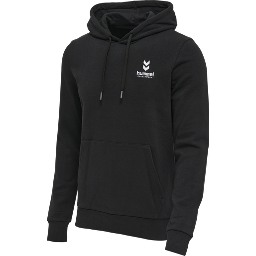 hmlOSCAR HOODIE, BLACK, packshot