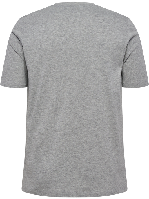 hmlPULSE T-SHIRT, GREY MELANGE, packshot
