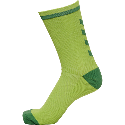 ELITE INDOOR SOCK LOW PA, DARK CITRON/MYRTLE, packshot