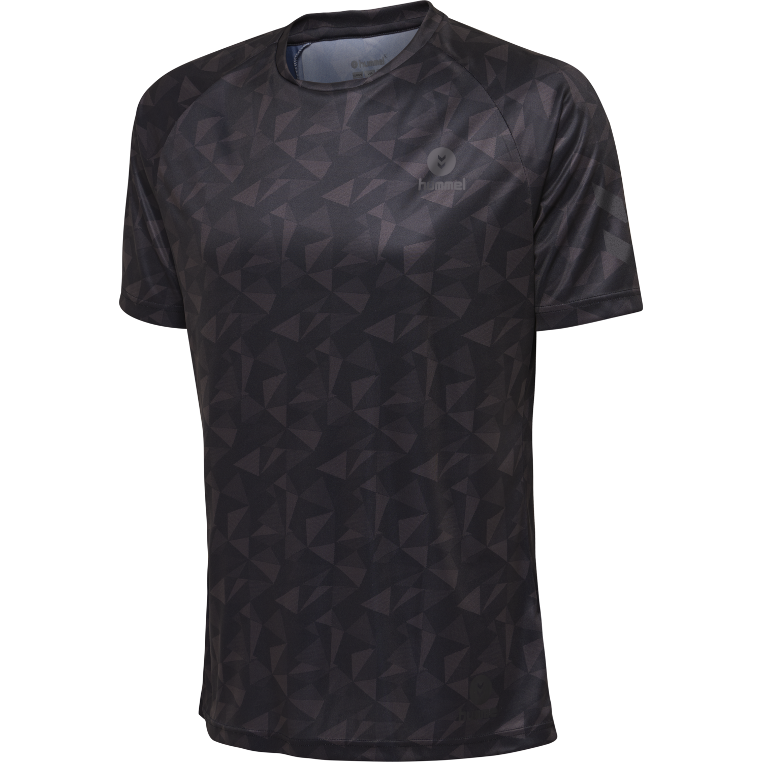 hmlACTIVE KIDS POLY JERSEY SS, BLACK, packshot