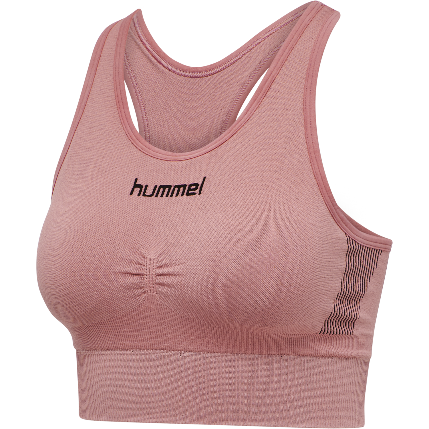HUMMEL FIRST SEAMLESS BRA WOMAN, DUSTY ROSE, packshot